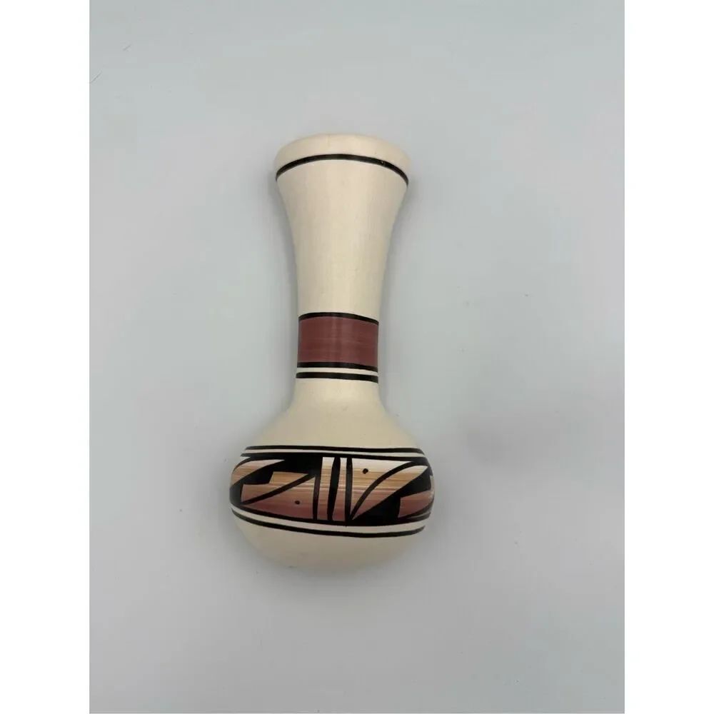 M. Marybey Handmade Hand painted Navajo Pottery Hanging Vase